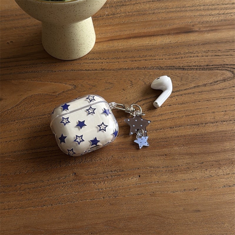 الشفاف Blue Star AirPods الجيل الرابع من سماعات الأذن حالة واقية مناسبة لسماعات آبل AirPods 3Rd الجيل Pro2 - Image 5