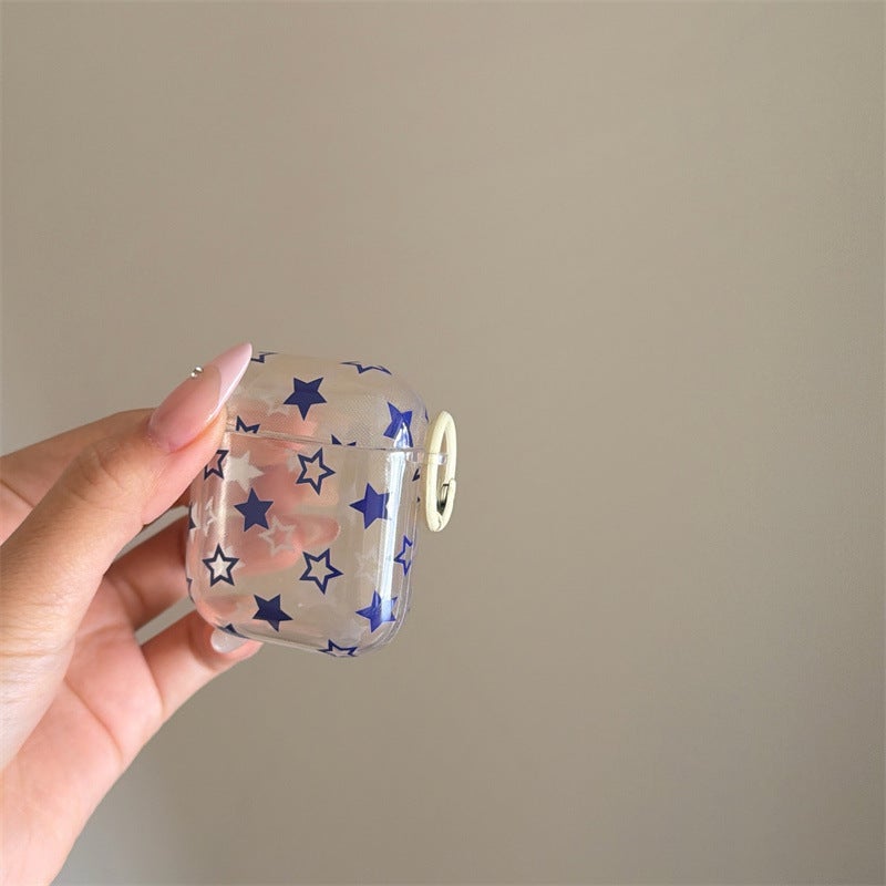 الشفاف Blue Star AirPods الجيل الرابع من سماعات الأذن حالة واقية مناسبة لسماعات آبل AirPods 3Rd الجيل Pro2 - Image 4