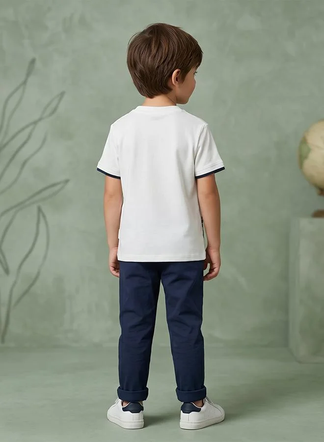Babies & More Babies & More Toddler Boys Multicolor Short Sleeve T-Shirt