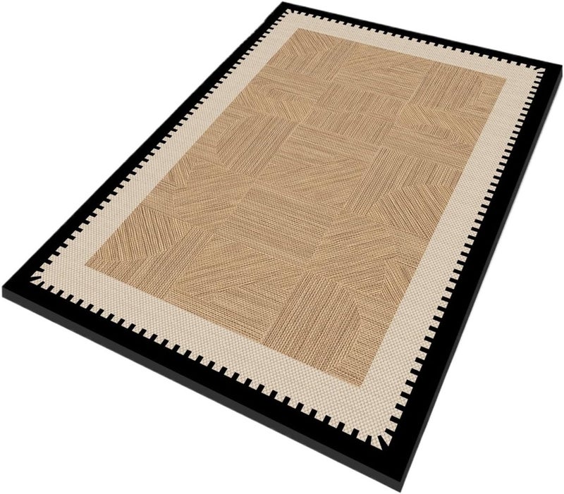 Luxury Vintage Diatomite Bath Mat Bathroom Carpet Super Absorbent Shower Foot Mats Non Slip Quick Dry Toilet Room Rugs Doormat(A,50cmx80cm) - Image 1