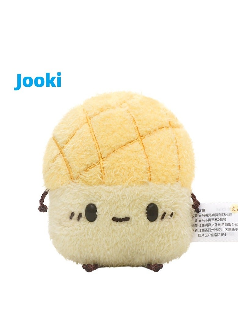 Jooki Pineapple Bun PP Cotton Plush Toy Cute Sleeping Pillow, Short Plush, 11cm - Image 1