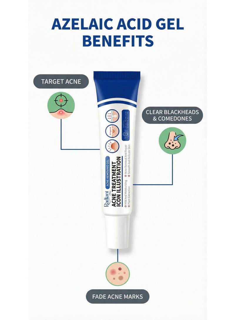 راديانت كريم علاج حب الشباب جل مضاد للحبوب مرطب لبشرة الدهنية والعرضة لحب الشباب - Image 5