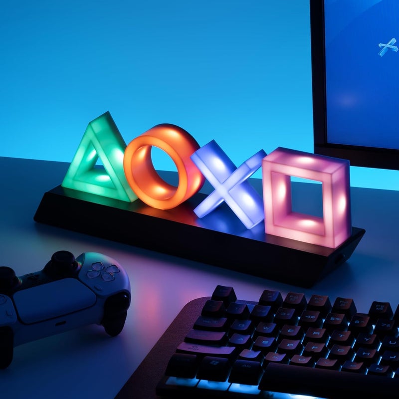 N.C Neon Signs for Playstation Light Icon Gaming, Neon Signs for Bedroom Wall Decor, USB Powered Switch LED Neon Lights for PS5 Game Room, Living Room, Man Cave, Teen, Gamer Room Decor Aesthetic - Image 3