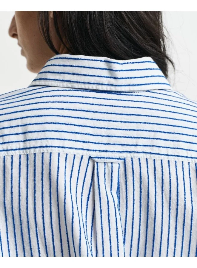 GANT Relaxed Fit Striped Textured Shirt