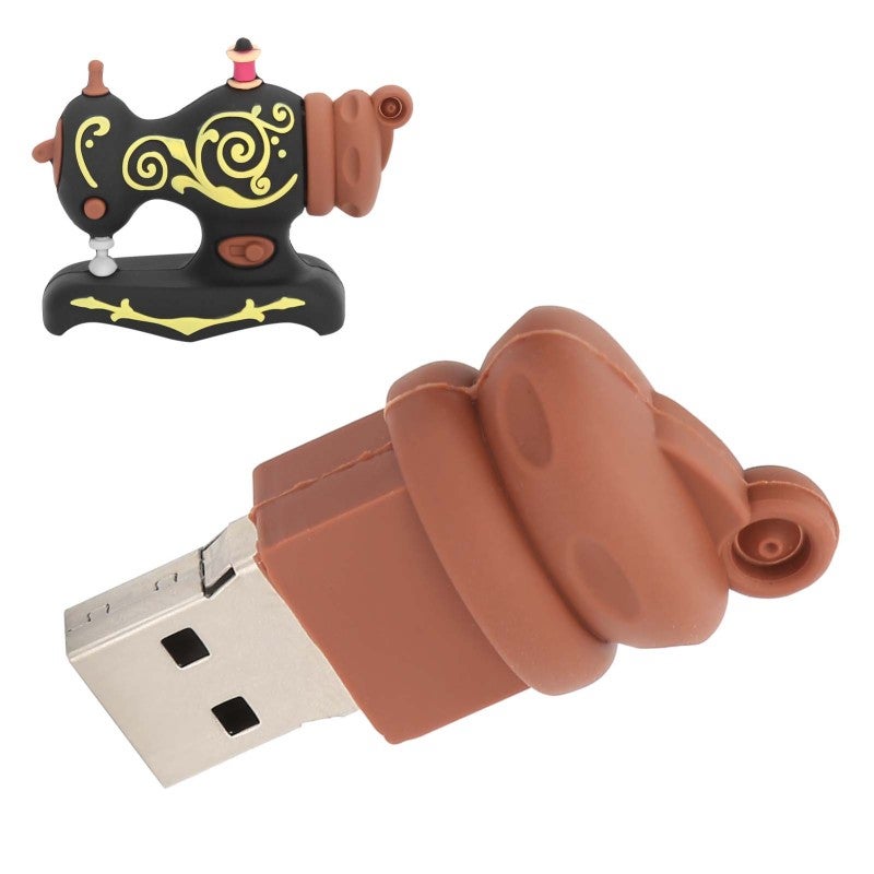 Photo Stick: Cartoon Sewing Machine Design, Plug Play, Large Storage - Portable Data Storage USB Drive for Home Office, Gift Giving - Image 5