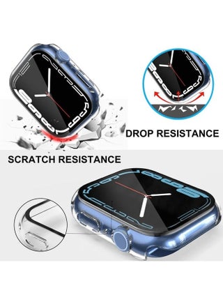Apple Watch Series 11 10 42mm case with Tempered Film Screen Protector, Full Protective Hard PC Bumper Touch Sensitive HD Screen Cover(42mm,Clear) - view 4
