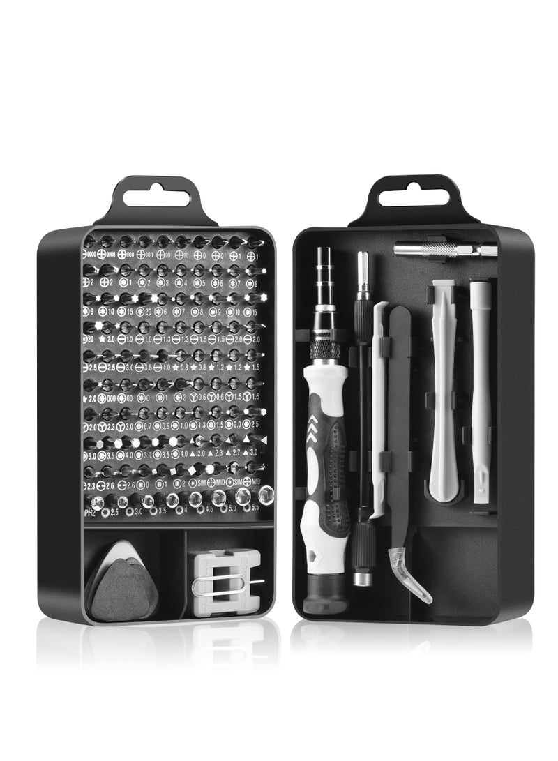 SYOSI Precision Screwdriver Set, 115 in 1 Set, Professional Repair Tool Kit with Magnetic Driver for Cellphone, Computer, Laptop, Watch, Eyeglasses, Modding and DIY Projects - Image 1