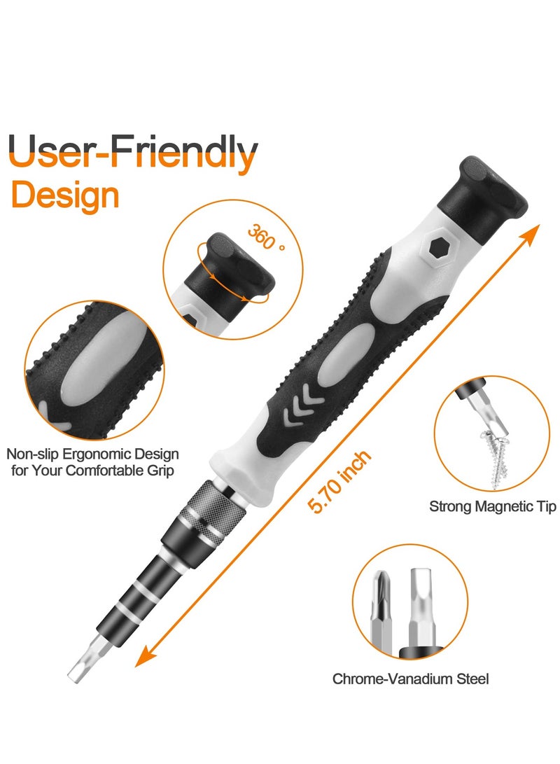 SYOSI Precision Screwdriver Set, 115 in 1 Set, Professional Repair Tool Kit with Magnetic Driver for Cellphone, Computer, Laptop, Watch, Eyeglasses, Modding and DIY Projects - Image 4