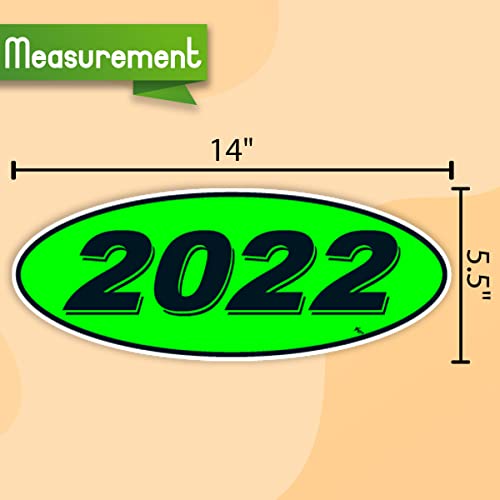 Versa-Tags ملصقات نافذة تجار السيارات طراز فيرسا 2022 على شكل بيضاوي مصنوعة بفخر في الولايات المتحدة الأمريكية - Image 3