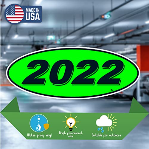 Versa-Tags ملصقات نافذة تجار السيارات طراز فيرسا 2022 على شكل بيضاوي مصنوعة بفخر في الولايات المتحدة الأمريكية - Image 4