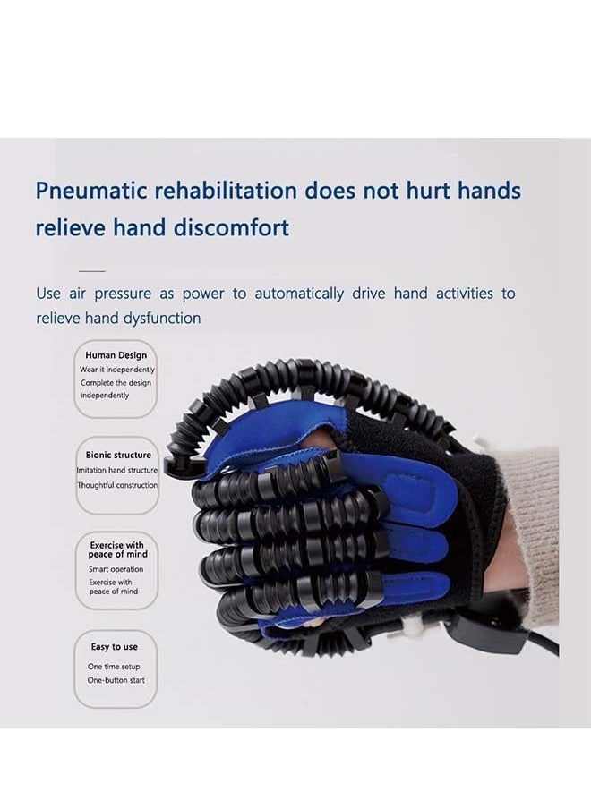 Generic Hand Rehabilitation Robot Gloves,Finger Rehabilitation Gloves for Stroke Recovery Hand Strength Exercise and Adaptive Training Hemiplegic Finger Cerebral Palsy Equipment Relieve Hand Stiffness  - Image 2