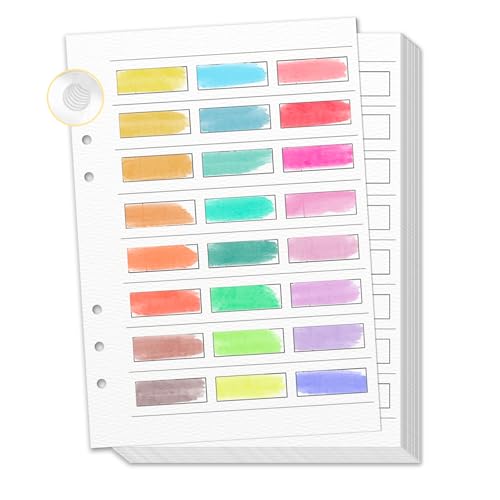 SKLENICE 25 Sheets A5 Watercolor Swatch Paper for Artists Loose Leaf 140Lb 100% Cotton Watercolor Paper Acid-Free Travel Size Painters Color Diary Spiral-Bound Watercolor Journal Paper for Oil Pastels - Image 1