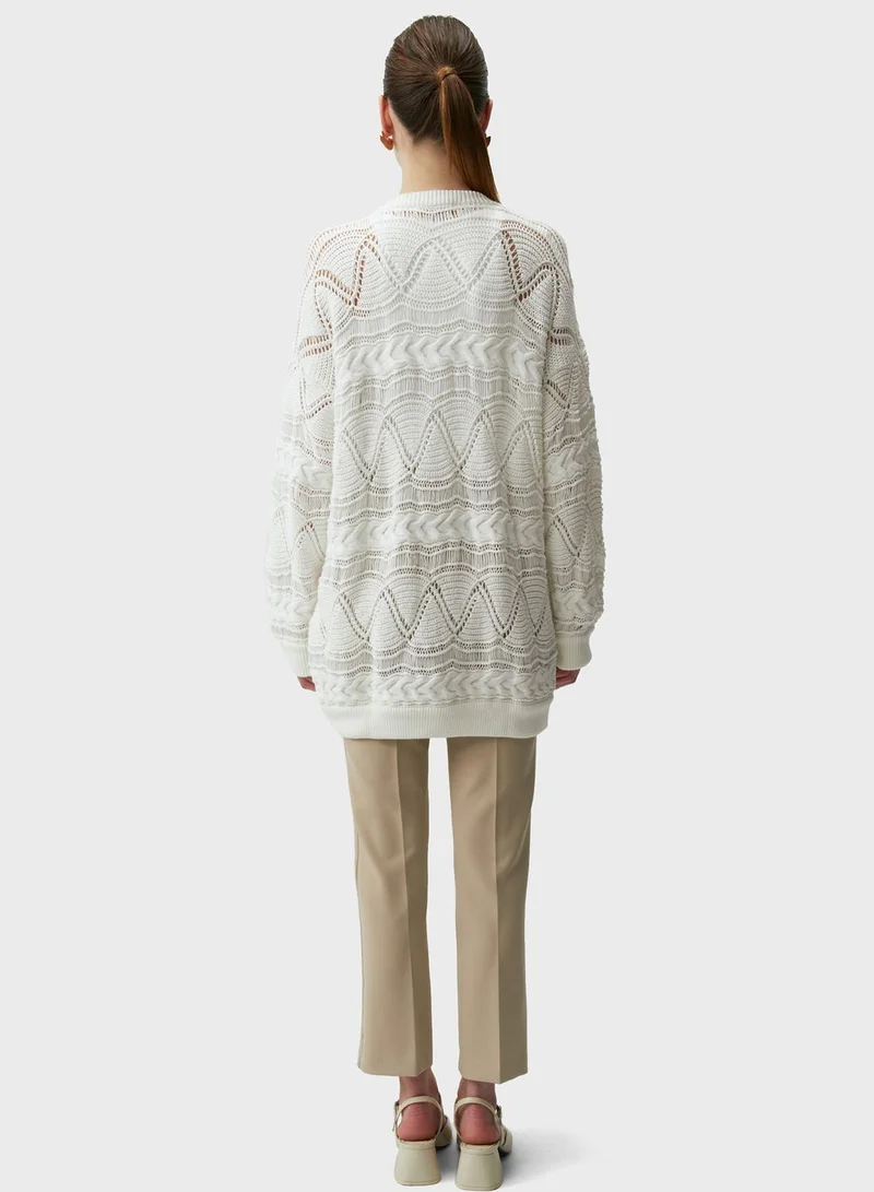 Jimmy Key V-Neck Knitted Cardigan