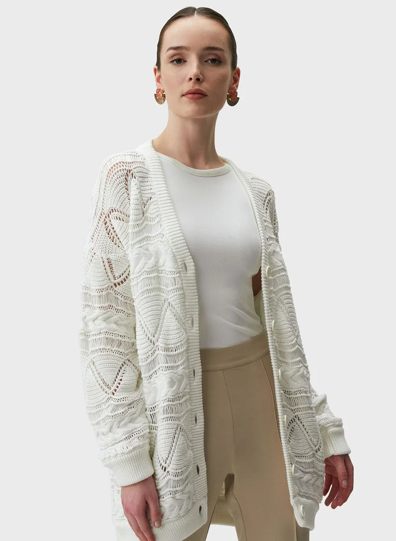 Jimmy Key V-Neck Knitted Cardigan