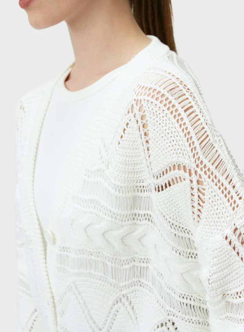 Jimmy Key V-Neck Knitted Cardigan