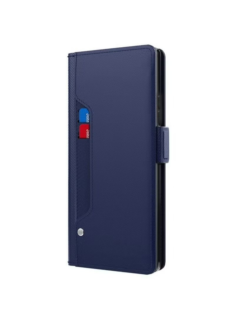 X-level Honor 90 Pro Case Cover With Card Wallet Slots Bracket Holder TPU + PU Leather Flip Case Back Cover Equipped With a Small Mirror With Waterproof Anti Drop Anti Oil Phone Case For Honor 90 Pro  - Image 1