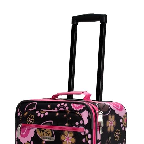 Rockland Fashion Softside Upright Luggage Set, Expandable, Pucci, 2-Piece (14/19) - Image 5