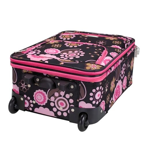 Rockland Fashion Softside Upright Luggage Set, Expandable, Pucci, 2-Piece (14/19) - Image 4