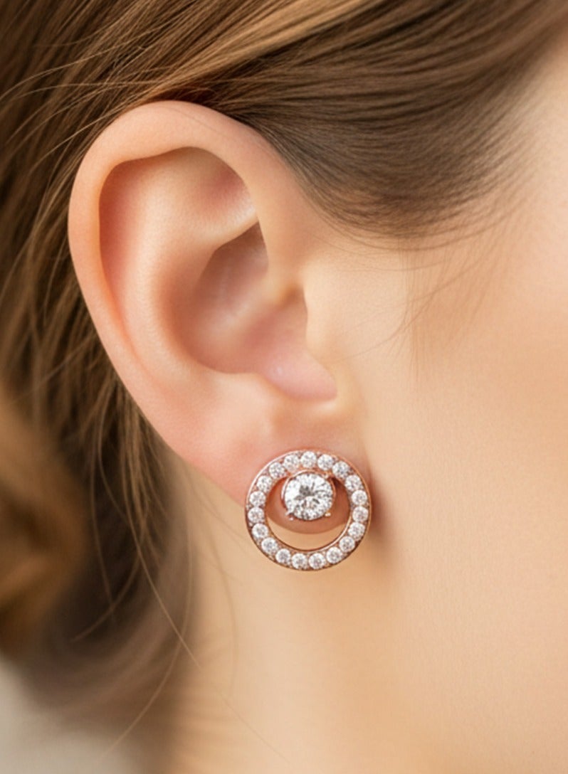 Liu Jo Flint Rosegold Earring - LJ2525 - Image 2