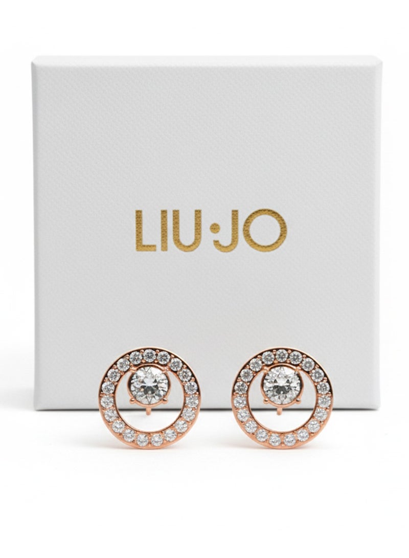 Liu Jo Flint Rosegold Earring - LJ2525 - Image 3