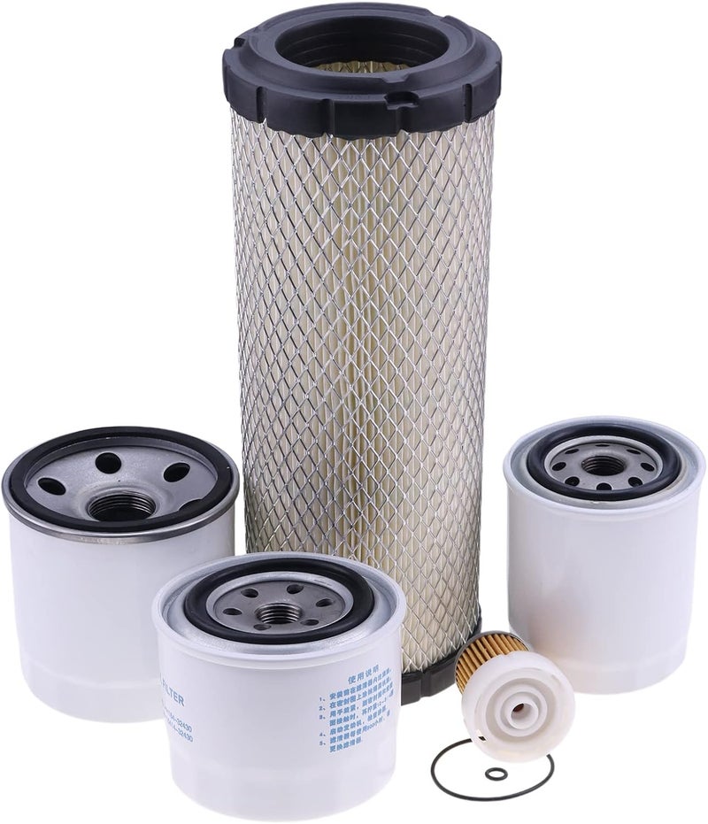 JZGRDN New Filter Kit for Kubota L2501 H HST and L-Series Tractors - Image 1