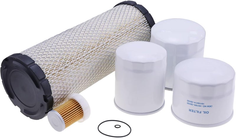 JZGRDN New Filter Kit for Kubota L2501 H HST and L-Series Tractors - Image 5