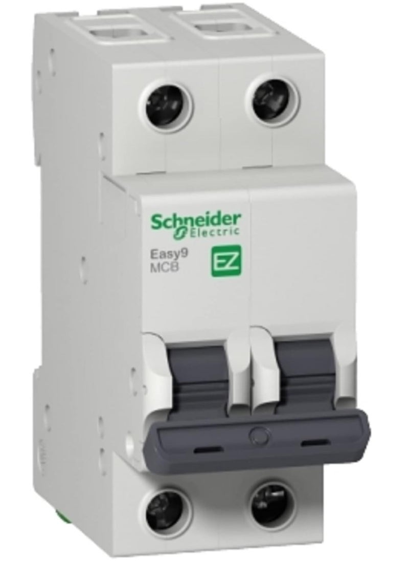Schneider Electric - Schneider Electric EZ9F56220 Easy9 Miniature Circuit Breaker 2P 20A C curve 6000A MCB 230V - Image 1
