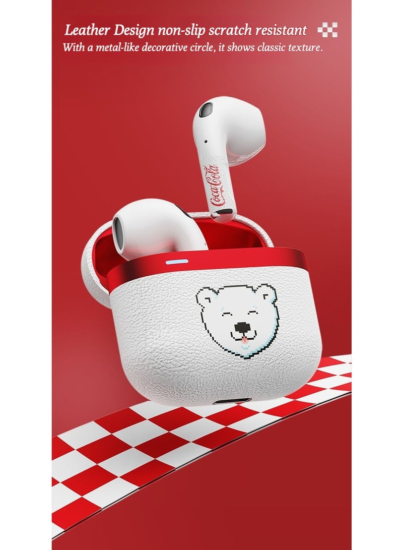 كوكا كولا تي 25 دب قطبي لاسلكي سماعات رأس شبه أذن بلوتوث - Image 4