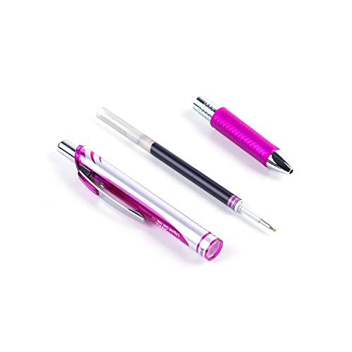 Pentel Refill Ink - For EnerGel Gel Pen, 0.7mm Metal Tip, Medium, Magenta Ink, 12 pack (LR7-V4) - Image 5