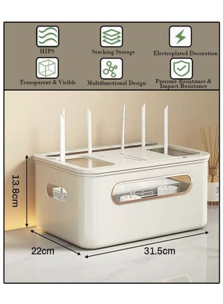 Router Shelf WiFi Router Storage Box Multi Layer Cable Storage Box Hidden Wire Protection Box(1 Layer) - pzsku/ZE5EBEE275782F32AF2A2Z/45/_/1702956278/e2834246-cd3f-4fa5-bb4f-88cd0320a268