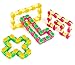 Neliblu Wacky Tracks Snap and Click Fidget Toys for Sensory Kids ADHD Autism Stress Relief Therapy Keeps Fingers Busy and Minds Focused Snake Puzzles Assorted Colors Pack of 4 - Image 2