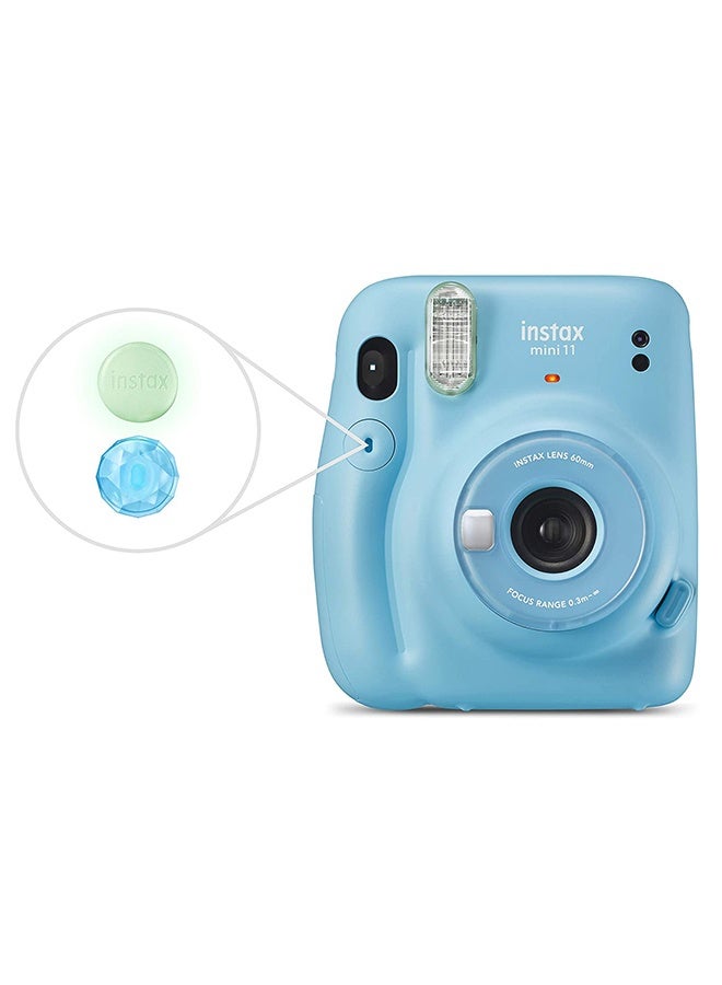 Fuji Instax Mini 11 Instant Film Camera Sky Blue - Image 5