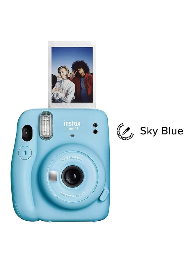 Fuji Instax Mini 11 Instant Film Camera Sky Blue - Image 3