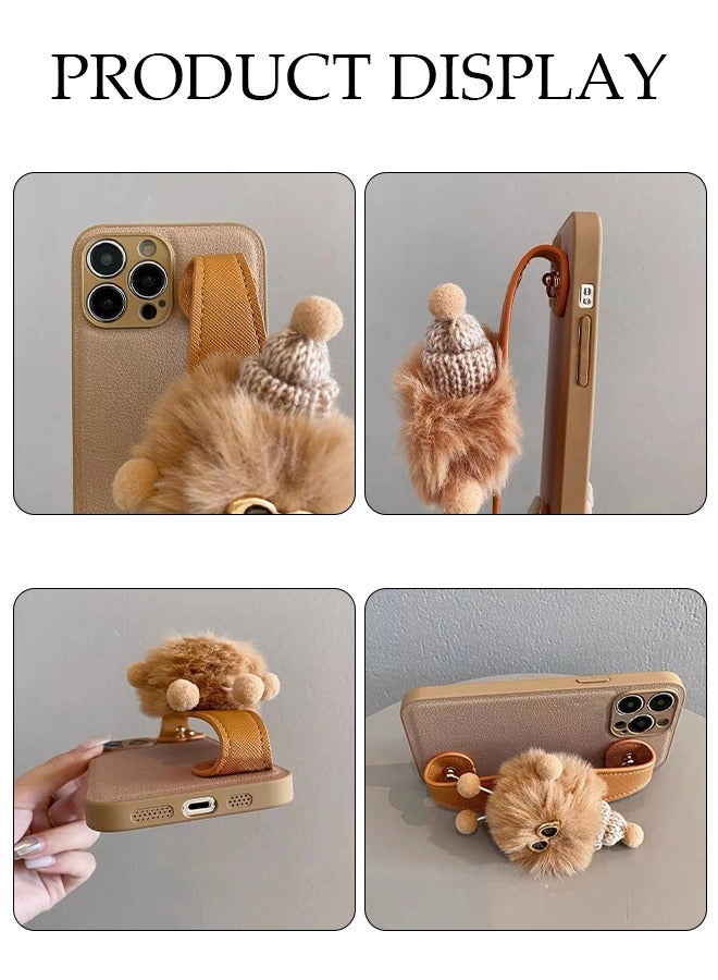 DUNISO iPhone 15 Pro MAX Phone Case 6.7" Full Body Protective Phone Cover With Crossbody Strap Anti-fall Phone Case Built-in Screen and Camera Protector For Apple 15 Pro MAX Phone Case - Image 3