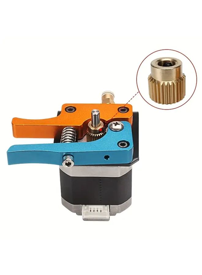 4 Pcs 26 Tooth Brass Drive Gears MK8 Extruder Feeding Wheels 3D Printer Accessories for CR10 CR10S S4 S5 Makerbot 1.75mm 3 0mm Filaments - Image 3