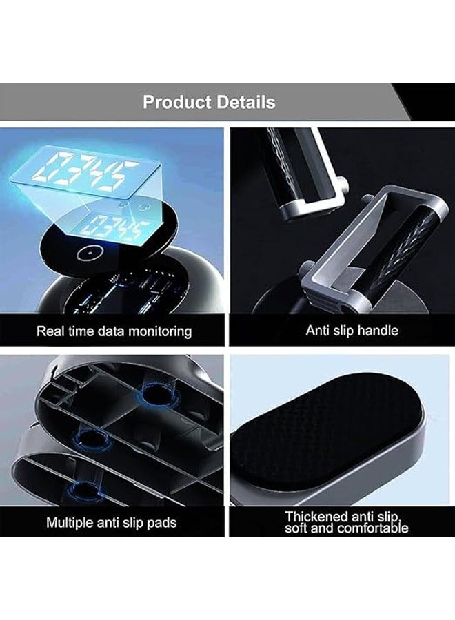 Arabest Push Up Board, Multi-function Push Up Stand with Resistance Bands, Home Workout Set for Floor to Strengthen Arms, Core and Back, Electronic Time Counting, Push Up Handles for Body Toning&Training - Image 3