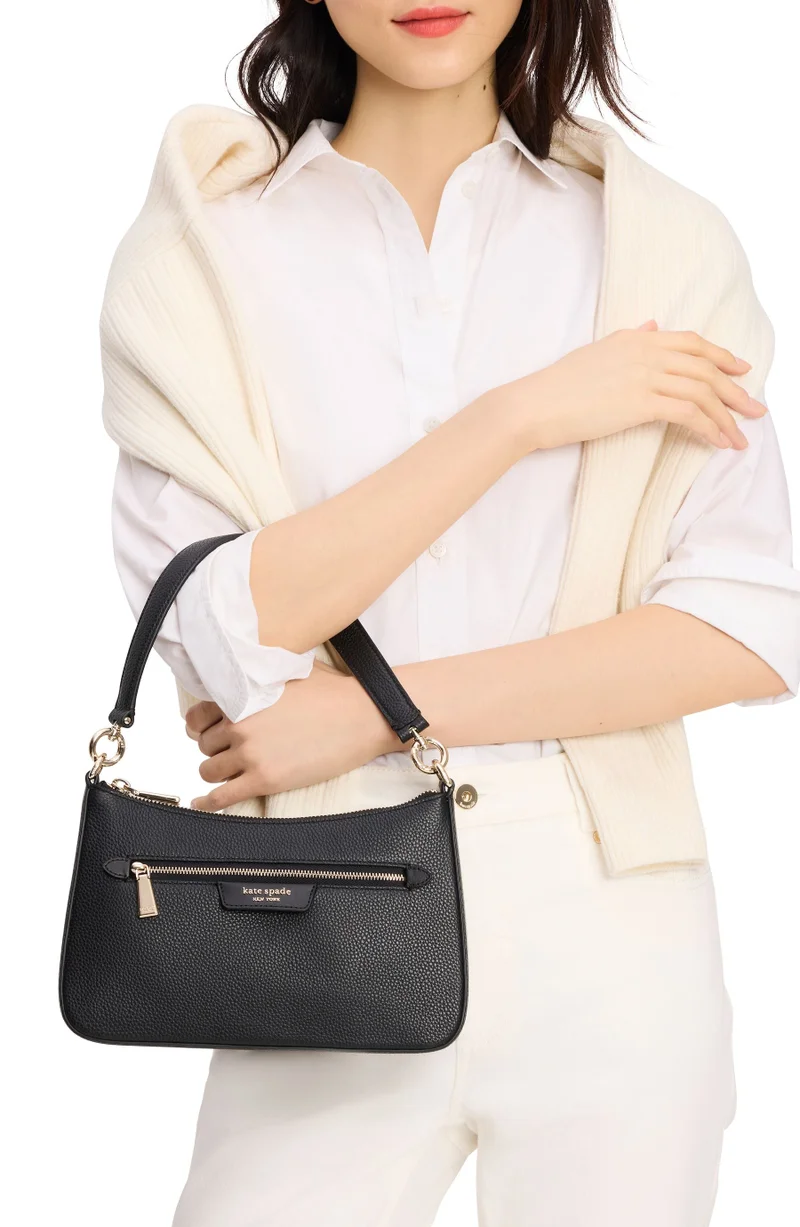 Kate Spade Hudson Pebbled Leather Convertible Crossbody