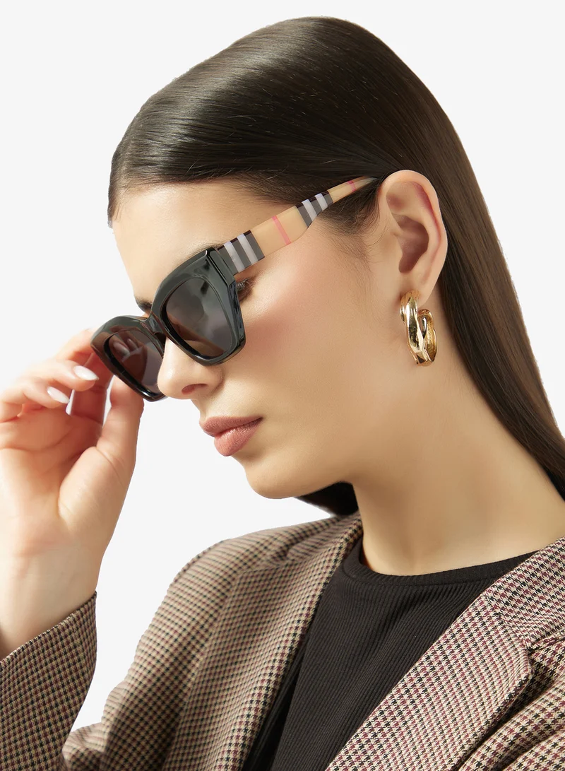 Ginger Multi Printed Square Sunglasses for Women | Best Price UAE