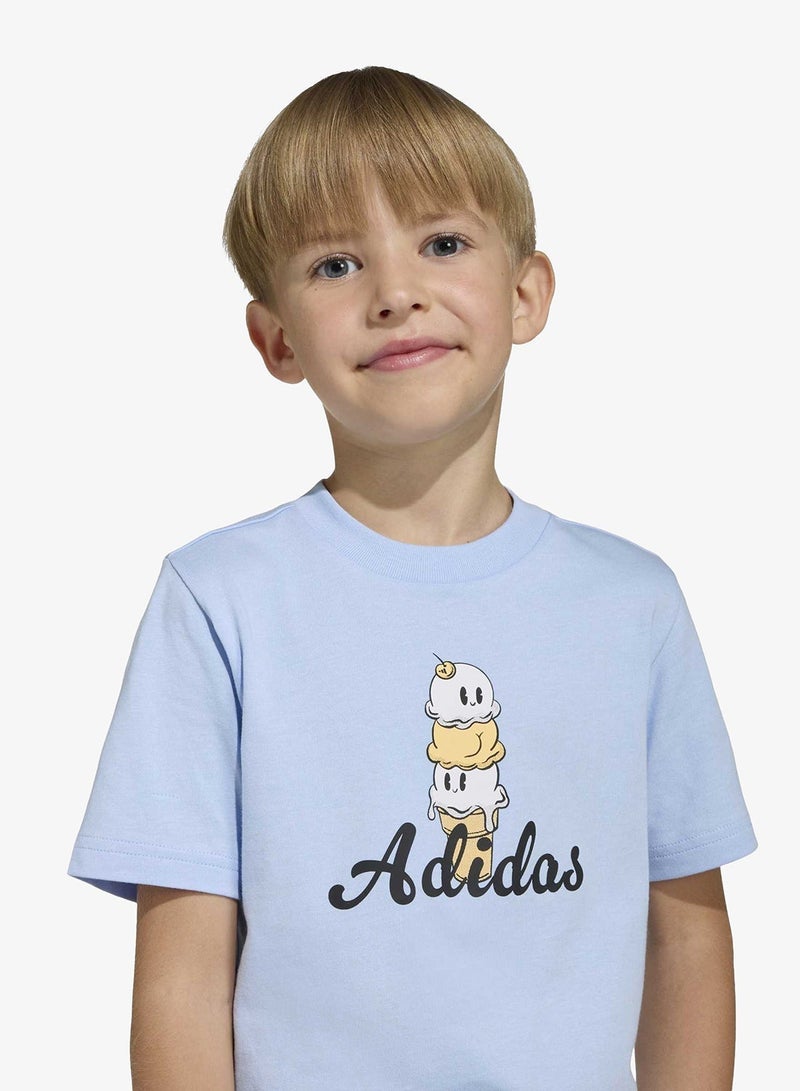 Adidas Kids Food Pack Graphic T-Shirt - Image 3