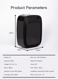 NAMSTE Smart WiFi Fragrance Device for Villas and Apartments black 200 ML  - Image 5