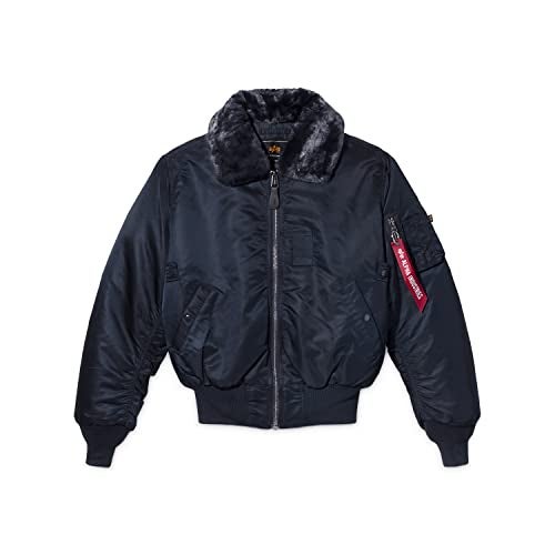 Alpha Industries Men's B-15 Flight Jacket (M, Replica Blue) - Image 1