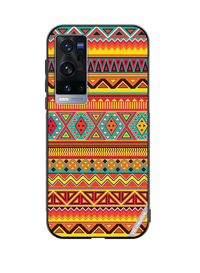 VR CREATIVE Protective Case Cover For Vivo X60 Pro Plus Abstract Design Multicolour - Image 1