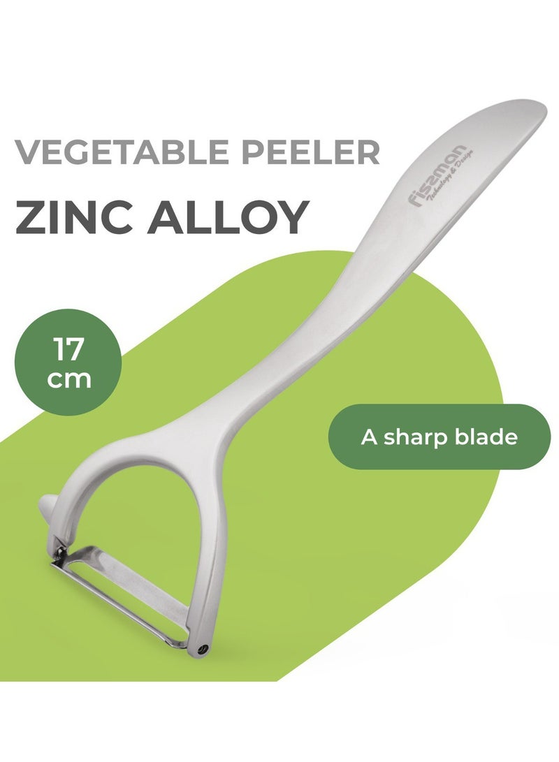 Fissman قشارة فسمان من الفولاذ المقاوم للصدأ على شكل Y، قشارة للخضروات والفواكه، قشارة فائقة الحدة من سبيكة الزنك مقاومة للصدأ - Image 2