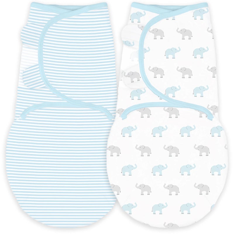 Bluejw 100% Organic Cotton Baby Swaddle Blanket - Adjustable Newborn Sleep Sack Wrap for Swaddlers - Girl & Boy - Image 2