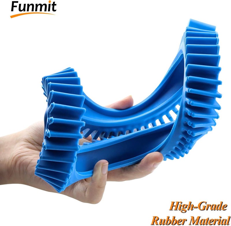 Funmit 896584000-143 Blue Front Tire Kit with Super Hump Replacement for Haywood Poolvergnuegen Select Pool Cleaners and Perfectly Compatible with Hayward Phoenix Cleaners (Pack of 4) - Image 4
