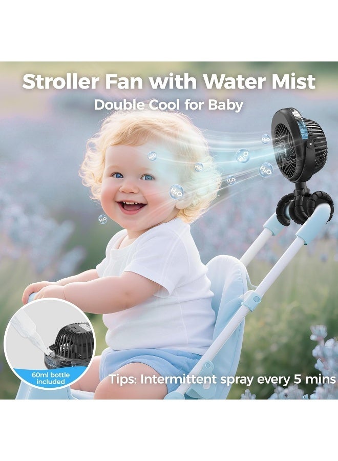COMLIFE Misting Baby Stroller Fan - Image 2