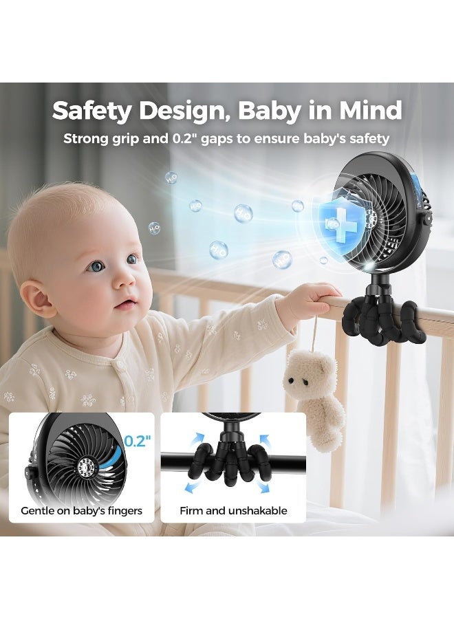 COMLIFE Misting Baby Stroller Fan - Image 5