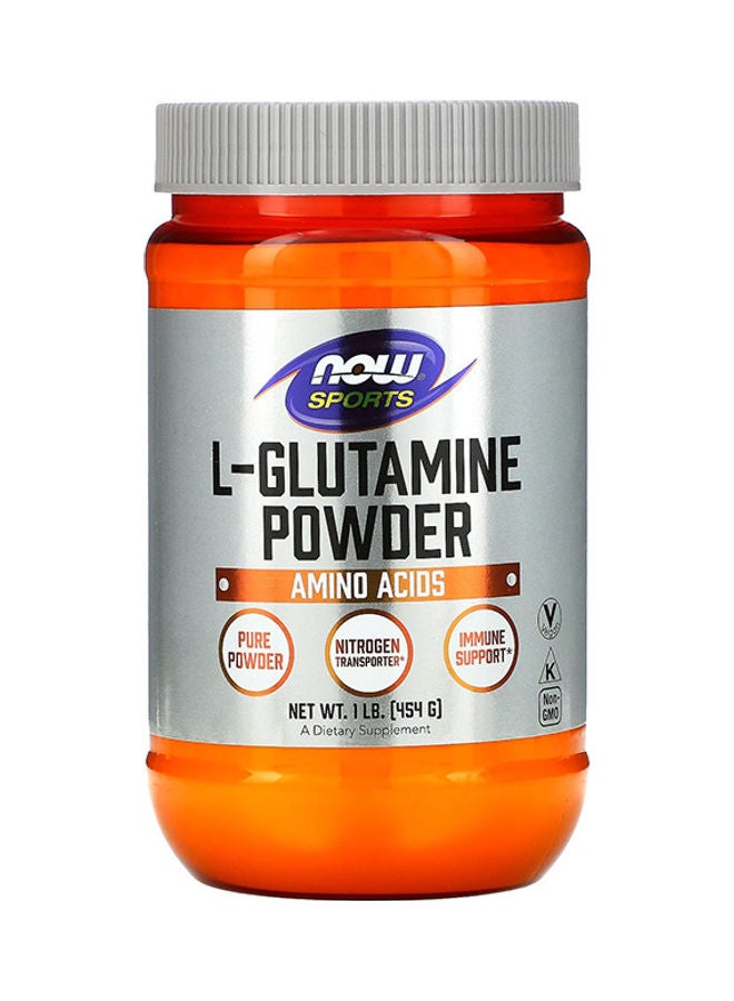 Now Foods L-Glutamine Powder Amino Acid 1 Lbs (454G) - Image 1
