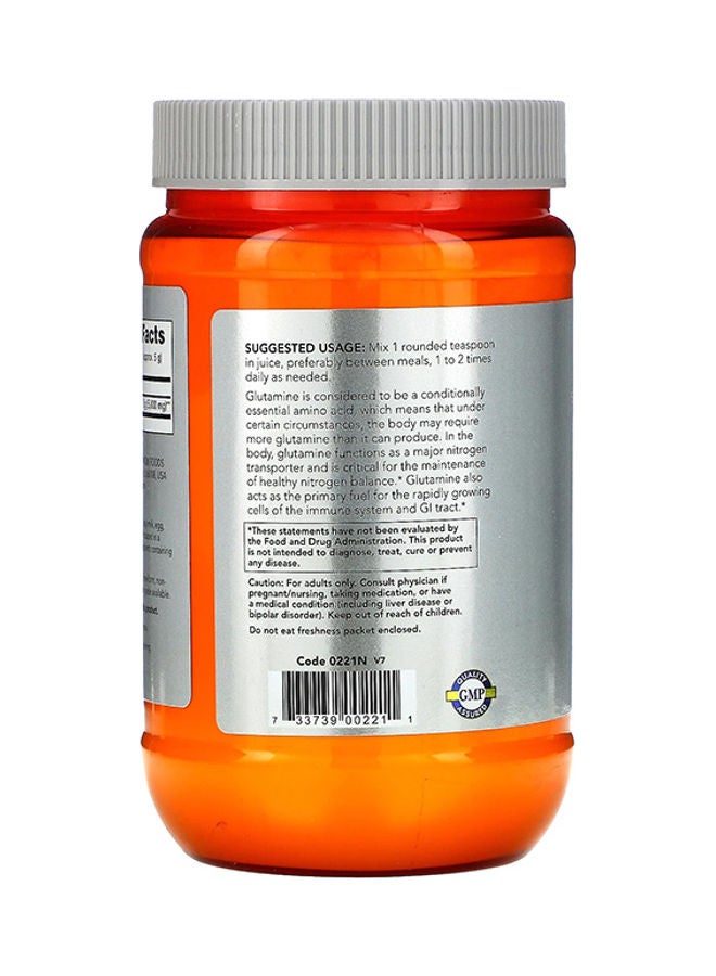 Now Foods L-Glutamine Powder Amino Acid 1 Lbs (454G) - Image 2