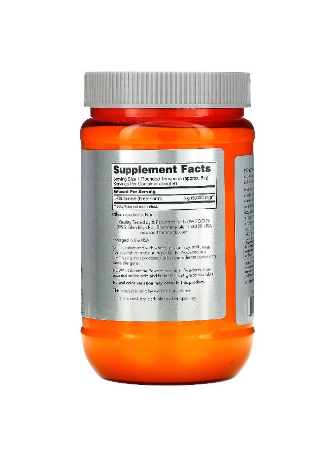 Now Sports L-Glutamine Powder 454g